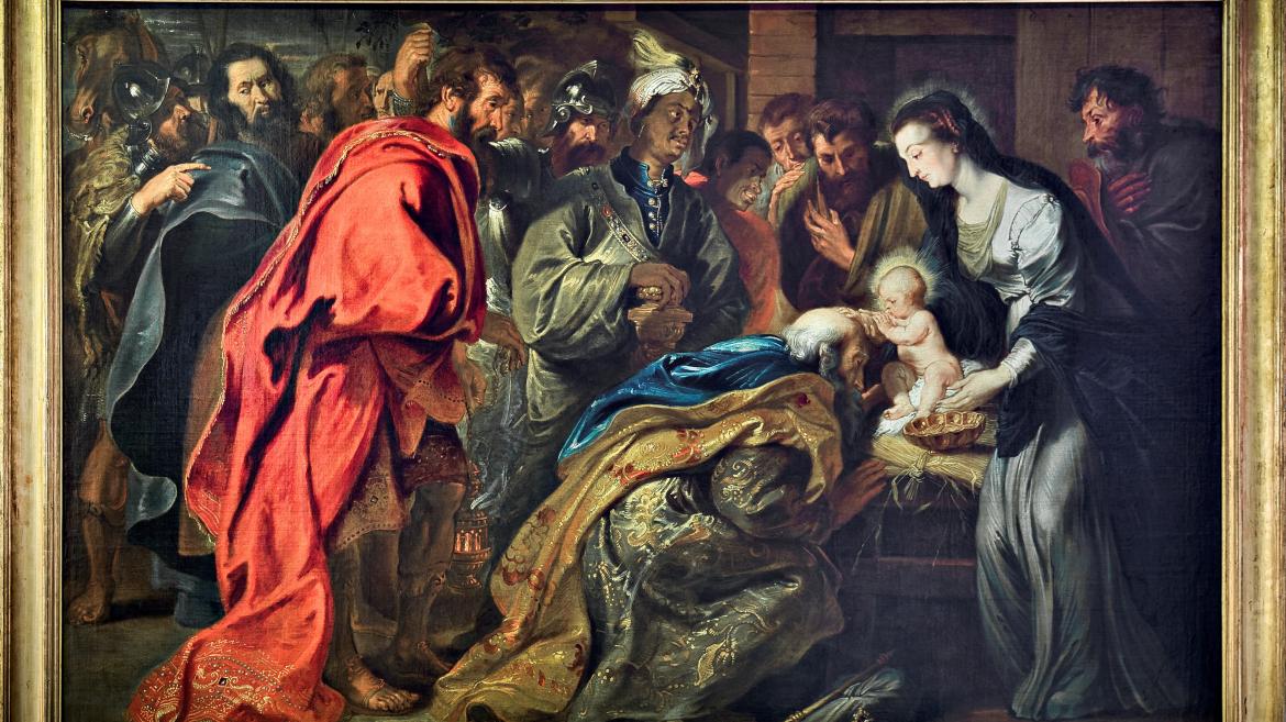 Cuadro de la Adoración de los Reyes Magos de Anton van Dyck